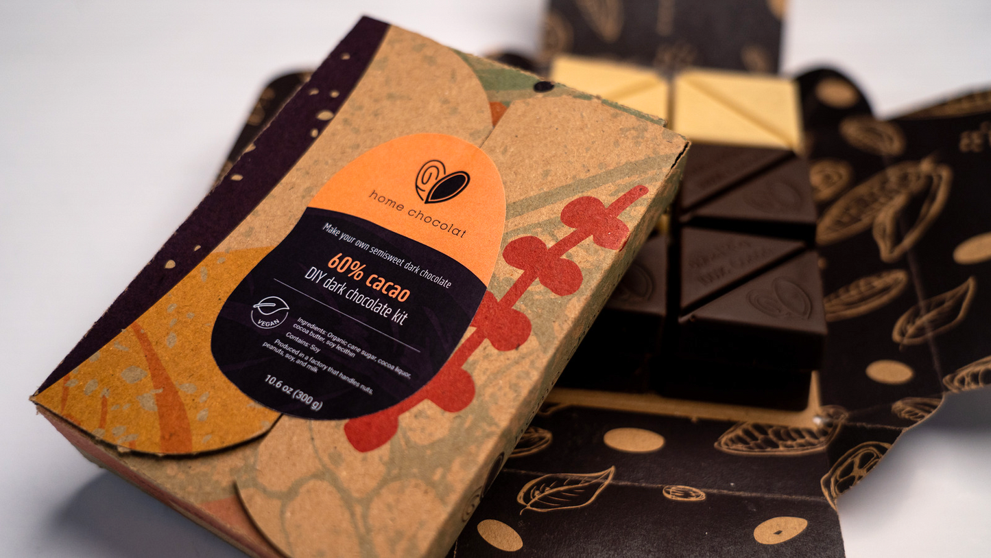 60% Cacao DIY Dark Chocolate Kit