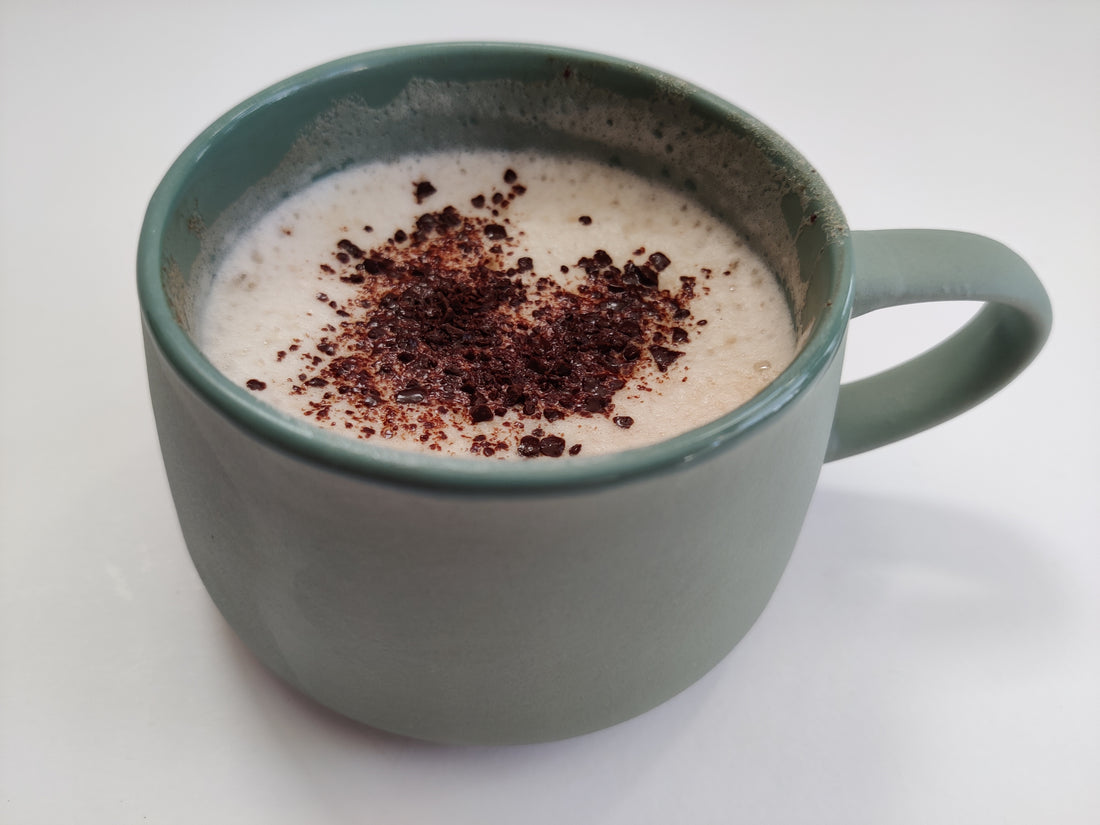 Home made hot chocolate from real homemade chocolate