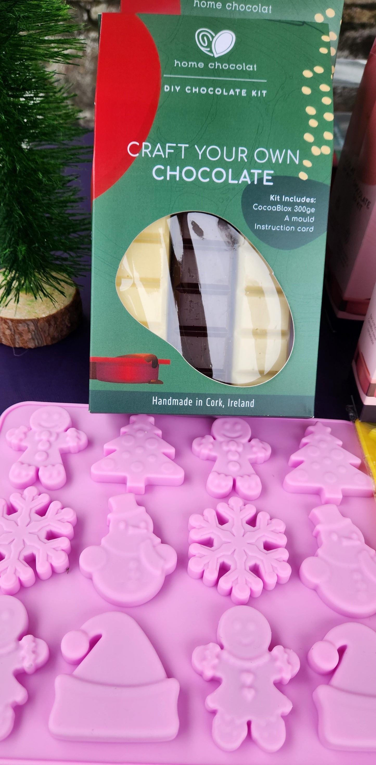 CocoaBlox DIY Chocolate Kit: Christmas Edition