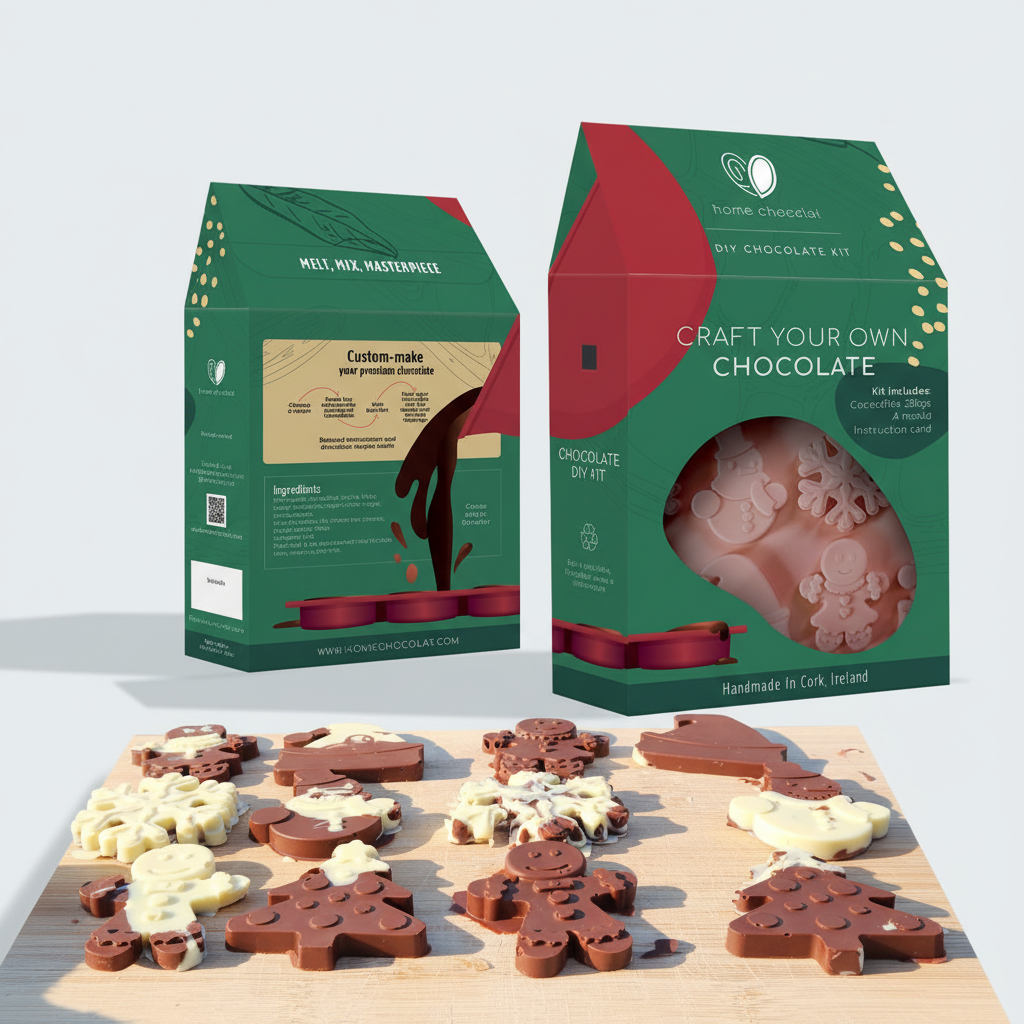 CocoaBlox DIY Chocolate Kit: Christmas Edition